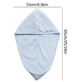 thumbnail image 3 of Xihbxyly Gorro de Secado Rápido de Microfibra Superabsorbente de Doble Capa de Coral, Ideal para El Hogar, Viajes y Gimnasio. Tamaño: 60 X 40 Cm., 3 of 5