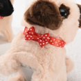 thumbnail image 2 of Electric plush dog, sandpiper, can walk, bark, and wag its tail. Children's electric toys for playing house, electronic pets (sandpiper (black)), 2 of 5