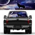 thumbnail image 2 of Truck Rear Window Decal Sticker, Wolf Graphic Car Back Window Decal Flower Perforated Window Back Decal for Truck SUV Van Pickup, 53x14 inch-B_53X14inch, 2 of 6