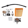 thumbnail image 3 of Trimmer Carburetor Set, Anti Drop Sturdy Carburetor Sparking Plug Kit Iron Rubber ABS Wear Proof Universal  For FS120 For TS200, 3 of 8