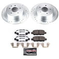 thumbnail image 3 of PowerStop Rear Z26 Street Warrior Carbon-Fiber Ceramic Brake Pad and Drilled and Slotted Rotor Kit Fits: NISSAN Select Models K8335-26, 3 of 9