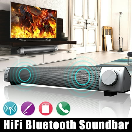 Home Theater 3D Surround Stereo Super Bass Sound Bar Wireless bluetooth 4.2 Speakers Music Player Stereo Soundbar Amplifier Subwoofer For PC Desktop Laptop Tablet