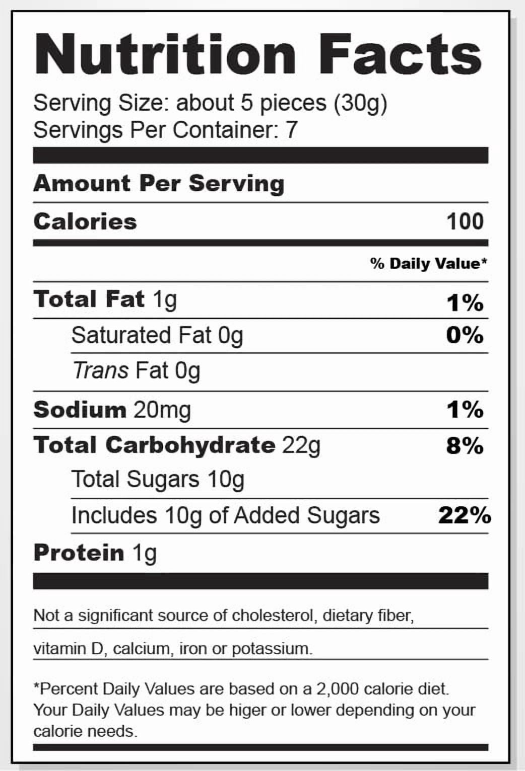 (5 pack) Darrell Lea Soft Eating Original Flavor Licorice Bites, 7 oz. Regular Bag