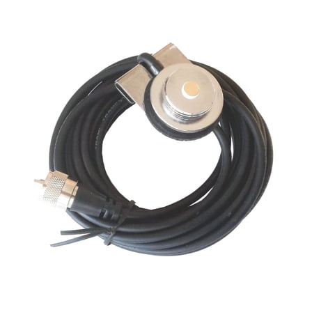 Trunk Lip Antenna Mount NMO With PL259 Connector. For Mobile Radios. TRAM 1246