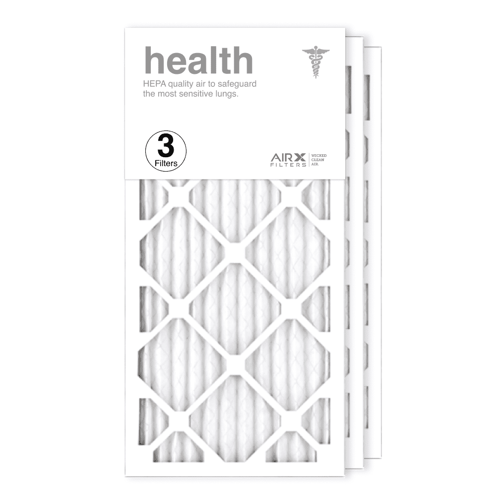 AIRx Filters 14x25x1 Air Filter MERV 13 Pleated HVAC AC Furnace Air Filter Health 1-Pack Made in the USA AIRx Filters 14x25x1 Air Filter MERV 13 Pleated HVAC AC Furnace Air Filter Health 1-Pack Made in the USA