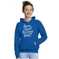 thumbnail image 3 of Strong Sweet San Juan Puerto Rico PR Kids Hoodie Sweatshirt Girls Teen Brisco Brands X, 3 of 5