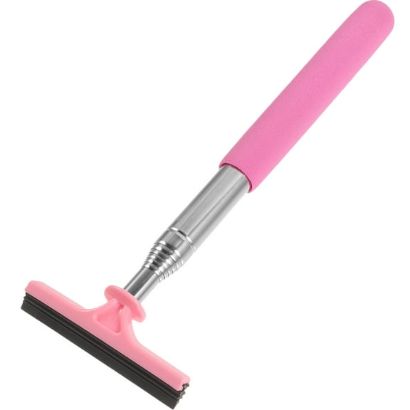 FONDOTIN 1Pack Pink Plastic Rubber Car Side Mirror Squeegee for Daily Use and Water Removal 8.7x3.1in