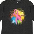 thumbnail image 4 of Inktastic Breast Cancer Awareness Ribbon Art Girls Long Sleeve Toddler T-Shirt, 4 of 5