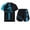 Light Blue, variant on Kids Boys Boxing Uniform 2 Piece Kickboxing MMA Training Clothes T-Shirt with Trunk Kickboxing Costume Blue 16