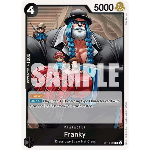 One Piece Royal Blood Rare Franky OP10-090