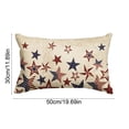 thumbnail image 3 of Pillow Case Independence Day Theme Pillowcase Commemorative Decorative Cushion Cover Sofa Or Lounges Chair Headrest Pillowcase Singles-face Printing, 3 of 6