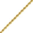 thumbnail image 2 of KISPER 18k Gold Over Stainless Steel 5mm Hip Hop Rope Chain Necklace, 22 inch, 2 of 6