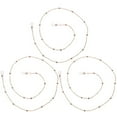 thumbnail image 1 of Chok 3 Pcs Chaînes en Or Rose pour Lunettes pour Femmes Empêchent les Chutes de Lunettes, 1 of 8