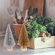 thumbnail image 2 of ColoMX 16pcs pequeños árboles de navidad mesa adornament suministros decorativos de fiesta de Navidad, 2 of 7
