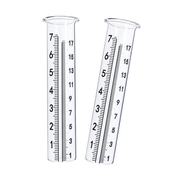 Tubo de repuesto de vidrio para pluviómetro Cedmon de 21 cm, resistente