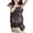 Black, variant on Lopecy-Sta Women Sleepwear Pajamas Set Gift for Women Lace Pajamas Set Cami Sleep Tops with Shorts Lounge Wear for Women Silky Cute Loungewear Set