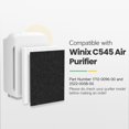thumbnail image 2 of C545 Replacement Filter Ture HEPA Compatible with Winix C545 Air Purifier, for Winix Filter S, Part 1712-0096-00 and 2522-0058-00, Pack of 2 HEPA & 8, 2 of 8