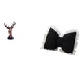 thumbnail image 1 of Adorno De Cabeza De Ciervo Con Forma De Lazo, Cojín, Figura Artesanal, Estatua De Animal, Decoración Moderna Para El Hogar, Adorno De Resina Para Mesita De Noche, Escritorio, Cómoda Mesita, 1 of 8