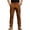 (New28)Brown, variant on ThriftyPlait Men Multi Pocket Cargo Pants Casual Straight Leg Stretch Work Trousers Fashion Durable Outdoor Hiking Daily Utility Pants