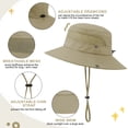 thumbnail image 3 of Zando Sun Hats for Kids Breathable UPF 50+ Bucket Hat for Boys Grils Adjustable Summer Beach Fishing Safari Hat, 3 of 7