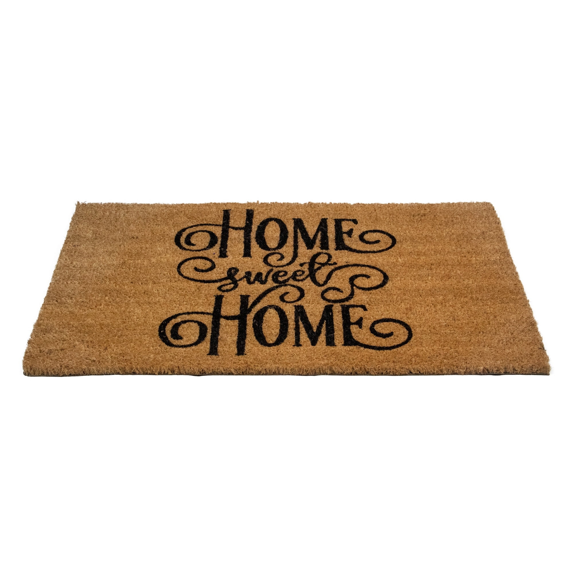 Natural Coir Rectangular "Home Sweet Home" Doormat 18" x 30" - 30