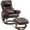 Dark Brown, variant on Mcombo Reclining Chairs with Ottoman, 360 Degrees Swivel Recliners with Massage, Faux Leather Ergonomic Lounge Chairs for Living Room Bedroom 4999(Dark Brown)