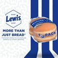 thumbnail image 2 of Lewis Bake Shop White Half Pack Burger Buns, 7.5 oz, 4 Count, 2 of 9