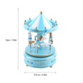 thumbnail image 4 of Music Box, Carousel Gift, Desk Decoration Romantic For Thanksgiving Gift Birthday Present Christmas Present Valentine's Day Present ANGGREK IEJY21, 4 of 8
