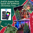 thumbnail image 5 of 7Ft Smart Christmas Tree with 380 Wifi Music Sync Led Lights, App Control & 1339 Pvc Tips, 5 of 13