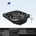 Cool and Efficient IDCOOLING IS50X V3 CPU Air Cooler Compact ITX