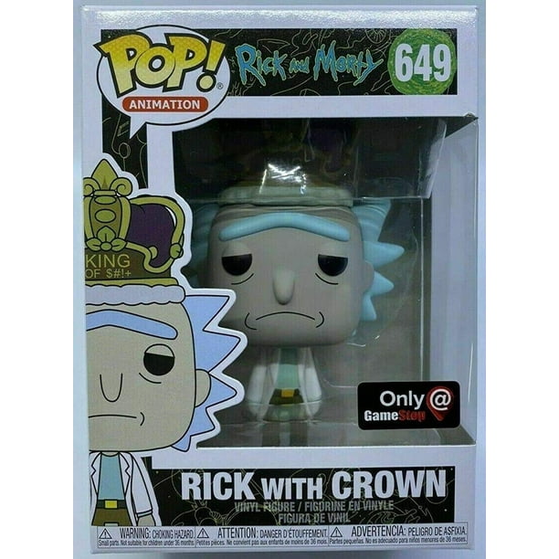 Funko Pop! Rick and Morty King Rick with Crown Standing Exclusive Vinyl Figure Funko -