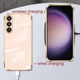 thumbnail image 6 of Compatible with Samsung Galaxy S23 Plus 5G Case Flexible Soft TPU Silicone Shockproof Protective Waterproof Phone Cases Cover-Pink, 6 of 14