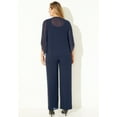 thumbnail image 2 of Catherines Women's Plus Size Accolades Georgette 3-Piece Pant Suit, 2 of 5