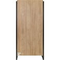 thumbnail image 4 of Modern Open Wood Laminate Bookcase Fully Assembled Light Brown, 4 of 6