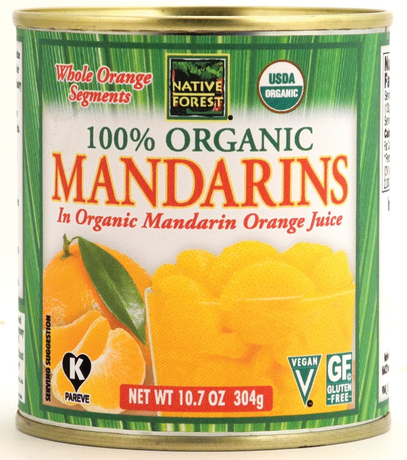 Native Forest Organic Mandarins in Orange Mandarin Juice, 10.75 Oz
