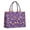 Purple Orange White, variant on Large Capacity Tote Bag,Purple Butterfly Pattern Handbag Fashion Luxury Tote Bag,15.7"x13"x 5.1" Inches,Laptop Compatible