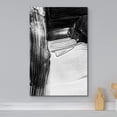 thumbnail image 2 of wall26 Canvas Print Wall Art Black White Dark Paint Stroke Landscape Abstract Shapes Illustrations Modern Art Decorative Minimal Relax/Calm Zen for Living Room, Bedroom, Office - 32x48 inches, 2 of 5