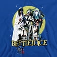 thumbnail image 2 of Beetlejuice Poster Revisited Unisex Adult Pull-Over Hoodie,Royal, Medium, 2 of 6