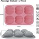 thumbnail image 2 of 3D Human Brain Silicone Molds, 2 Pack Realistic Halloween Organ Shape Silicone Molds for Candy Chocolate Pudding Dessert, 2 of 5