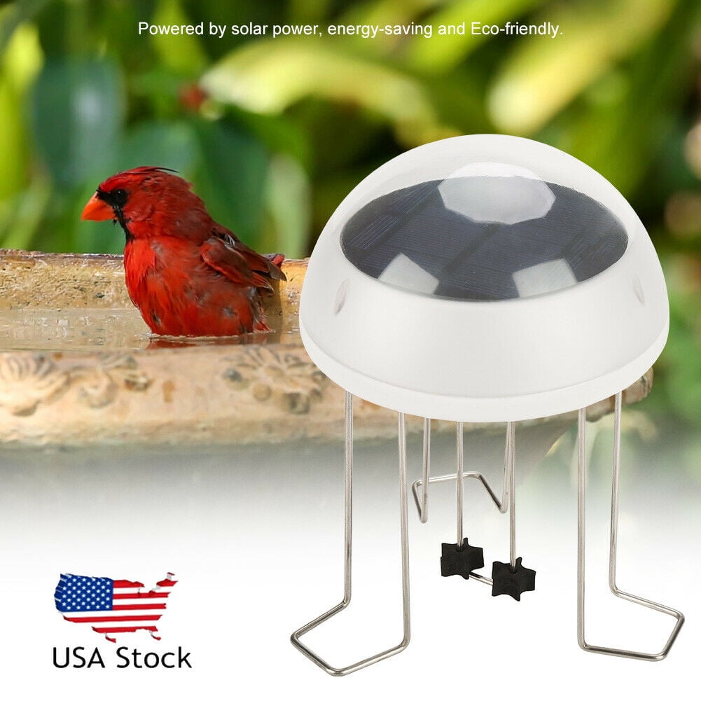 NEW Bird Bath Solar Water Wiggler Water Agitator for Birdbaths Patio