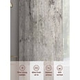 thumbnail image 5 of Gray Brown Sheer Curtains 84 Inch Length 2 Panels Set, Vintage Shabby Texture Making Old Voile Window Treatment Rod Pocket Curtains Sheers Drapes for Bedroom/Living Room/Kitchen 52"x84"x2, 5 of 7