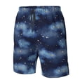 thumbnail image 4 of Fuzoiu Starry Sky Print Men's Beach Shorts,Men's Swim Trunks,Quick Dry Board Shorts with Pockets,Men's Bathing Suits for Surfing, Running, and Casual Wear-Large, 4 of 6