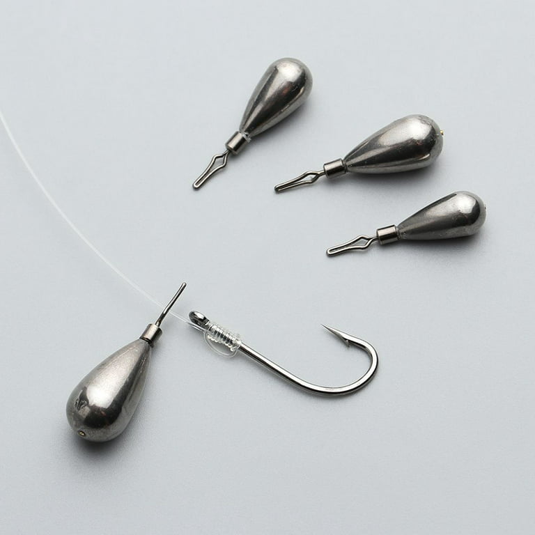 Quick Release Casting Tear Drop Shot Weights Additional Weight Hot Hook  Connector Fishing Tungsten fall Sinker Line Sinkers 1.8G 