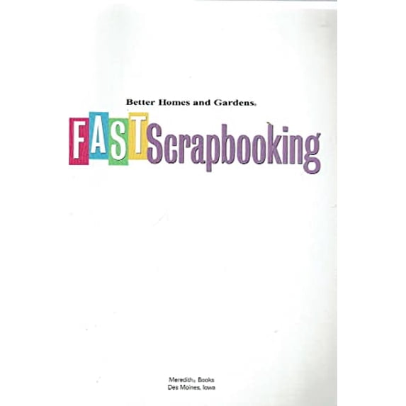 Pre-Owned Fast Scrapbooking (Paperback) 0696220911 9780696220913