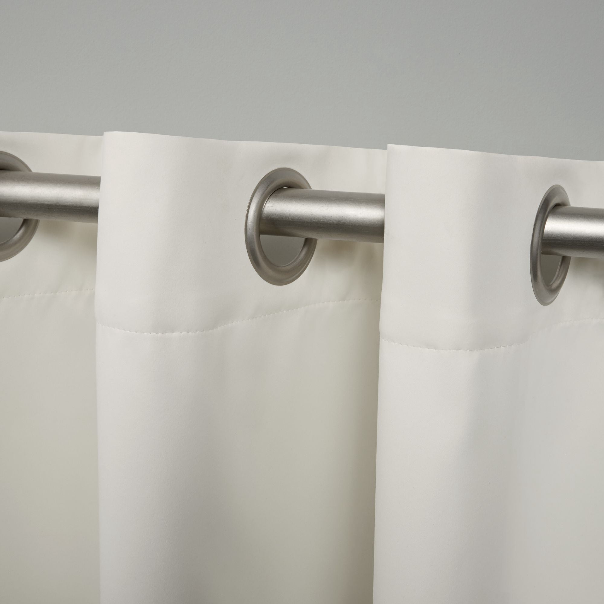 Exclusive Home Academy Total Blackout Grommet Top Curtain Panel Pair, 52"x96", Ivory