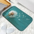 thumbnail image 6 of 1pc Dandelion Absorbent Non-Slip Bathroom Thickened Flannel Rug Decor,Soft,Quick Drying,Suitable For Indoor/outdoor Use,Bathrooms,Bedrooms,Kitchens,Terrace,Laundry Rooms,16"x24", 6 of 9