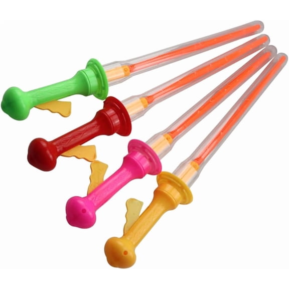 Large Sword Shaped Bubble Wands: Making Giant Bubbles. Great Birthday Activity and Party Favor.Bubble Solution Included,Outdoor Summer Blowing Bubble Play Toy(1 Pack Random)