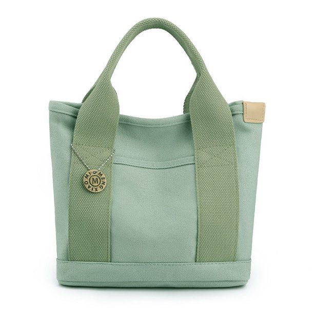 Bolsa de lona Bolsa de almuerzo portátil Bolsa de momia Bolsa de almuerzo simple Bolsa de lona Bolsa de regalo Bolsa de almacenamiento conveniente