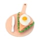 thumbnail image 1 of Mini comida, juego de accesorios de cocina para niños, escala 1/12, pan de bricolaje, mini juego de comida para muñecas, para fiesta de cumpleaños, Sandwich de huevo, 1 of 9
