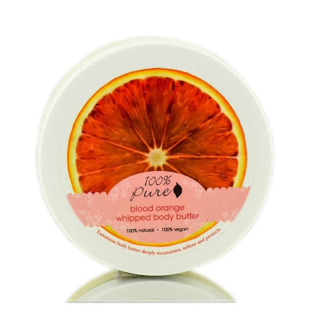 100% Pure Blood Orange Whipped Body Butter (Size : 3.4 oz) 100% PURE belleza